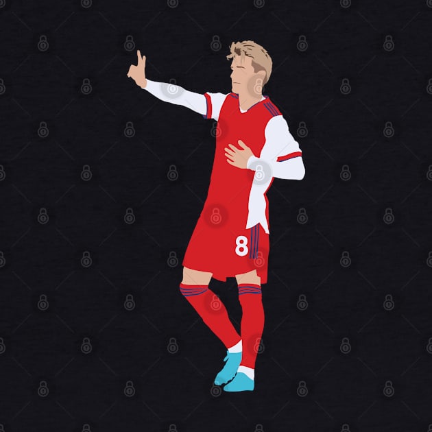 Martin Odegaard Arsenal No. 8 by Jackshun